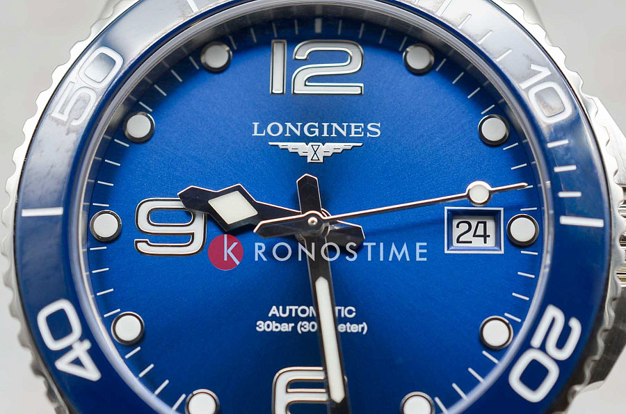 Часы Longines HydroConquest L3.780.4.96.6 — нержавеющая сталь, женские