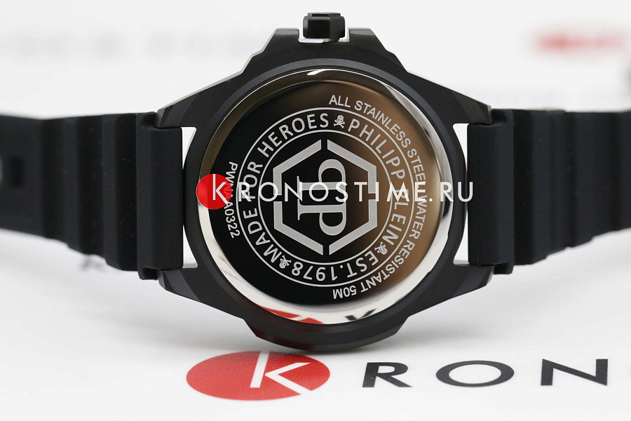 Часы Philipp Plein The Skull PWNAA0322 — силикон, мужские
