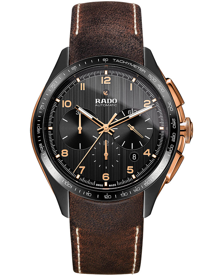Часы Rado Hyperchrome Automatic Chronograph R32168155 — мужские, черный