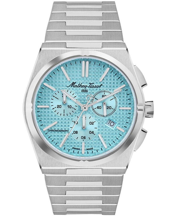 Часы Mathey-Tissot Zoltan H117CHAS — мужские, голубой