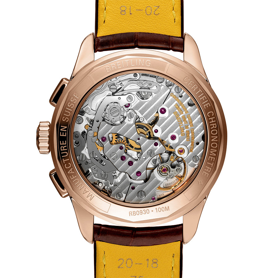 Часы Breitling Premier B09 Chronograph 40 RB0930371G1P1 — кожаный, мужские