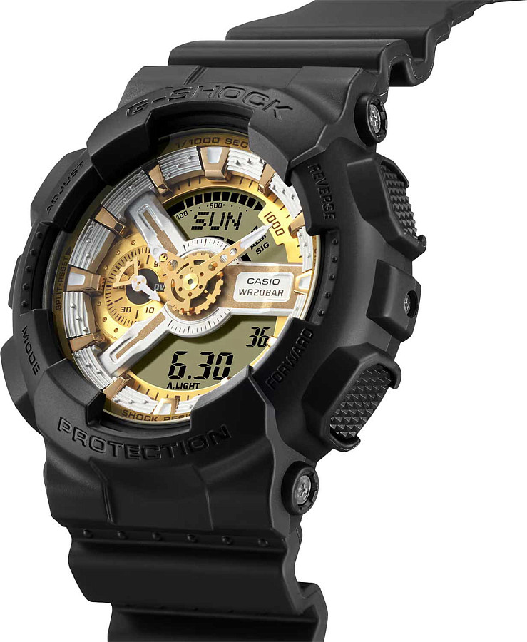 Часы Casio G-Shock GA-110CD-1A9DR (GA-110CD-1A9) — пластик, Япония