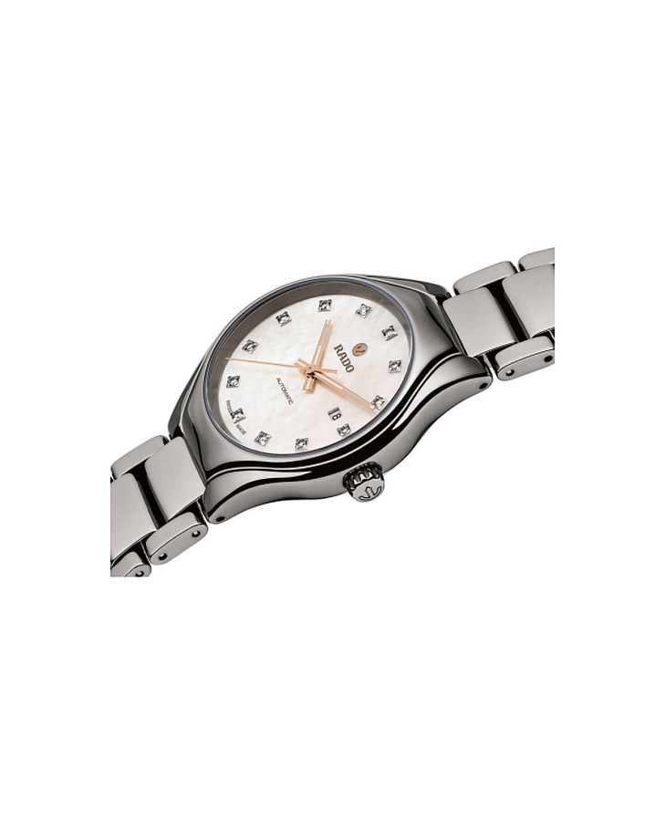 Часы Rado True Automatic Diamonds R27243902 — механические, титан керамика