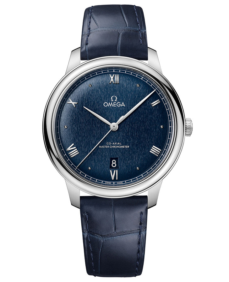 Часы Omega De Ville Prestige 434.13.40.20.03.001 — мужские, синий