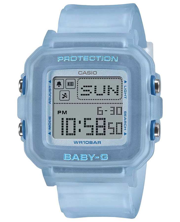 Часы Casio Baby-G BGD-10KG-2 — женские, серый