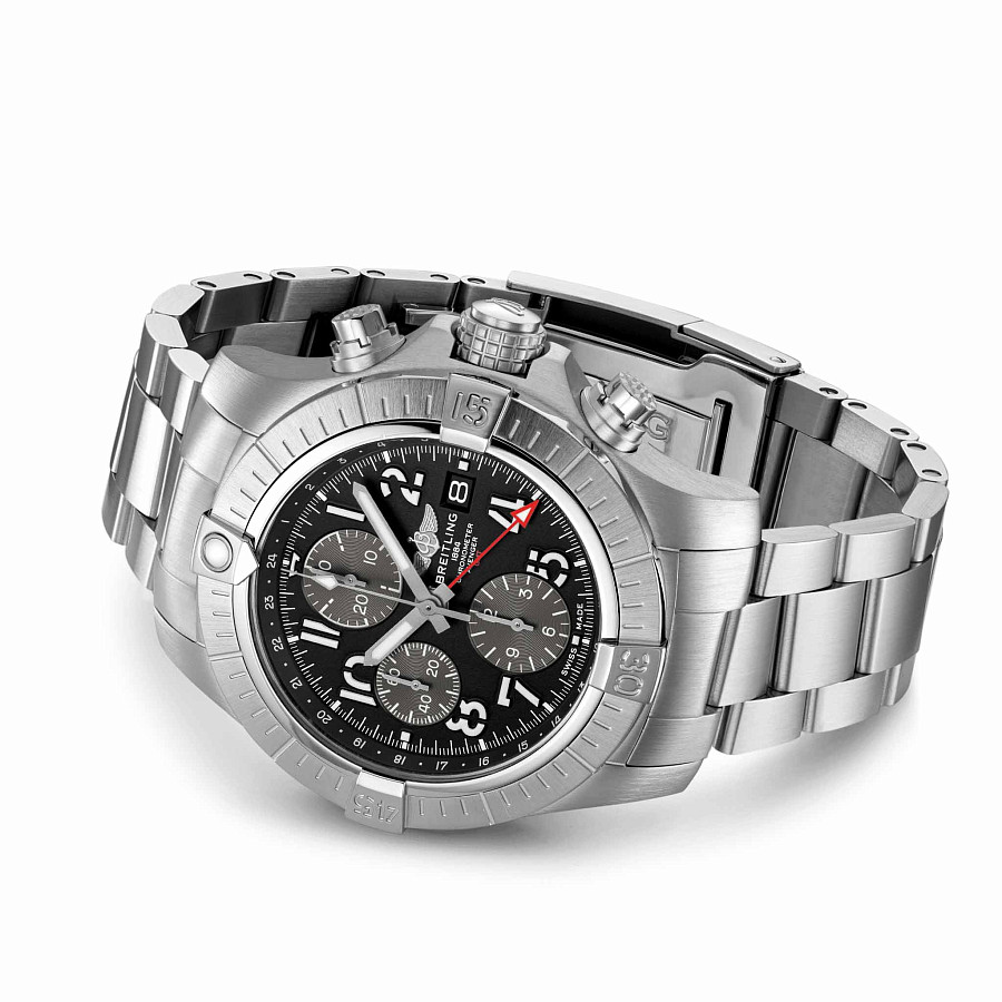 Часы Breitling Avenger Chronograph GMT 45 A24315101B1A1 — нержавеющая сталь, мужские