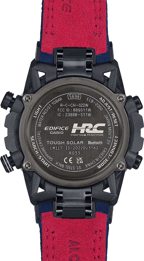 Часы Casio Edifice HRC x Honda Racing ECB-2000HR-1A — карбон металл, Япония