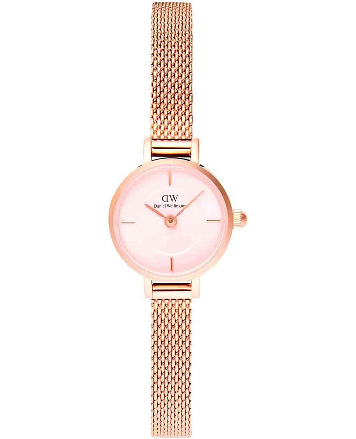 Часы Daniel Wellington Petite Mini Champagne Melrose DW00100743 — женские, розовый