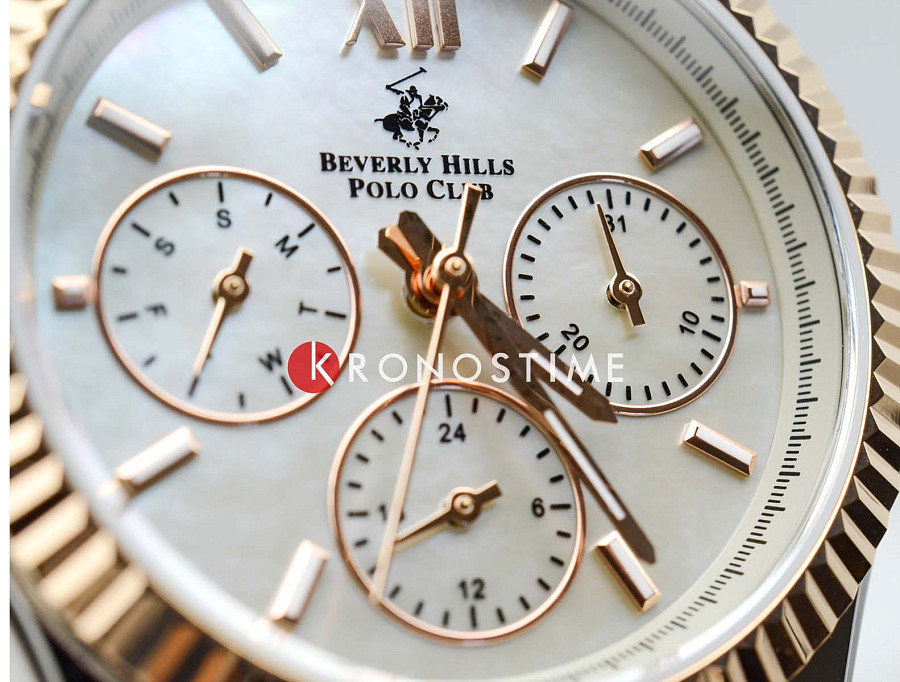 Часы Beverly Hills Polo Club BP3169C.561 — нержавеющая сталь с ip-покрытием, женские