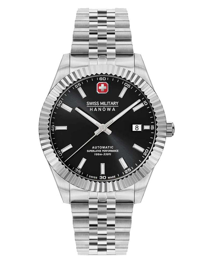 Часы Swiss Military Hanowa Diligenter SMWGL0002101 — мужские, черный
