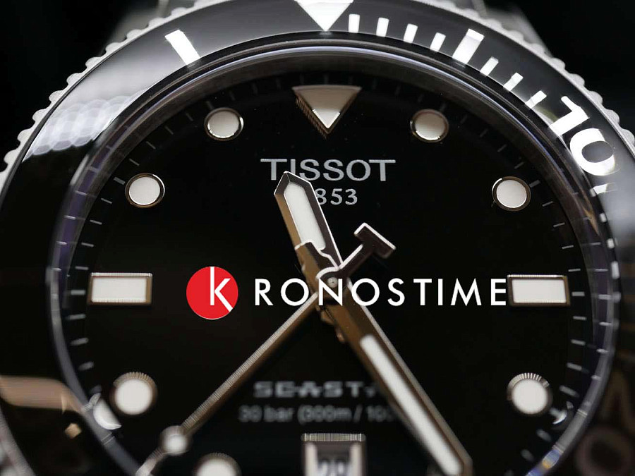Часы Tissot Seastar 1000 T120.210.11.051.00 — черный, сталь металл