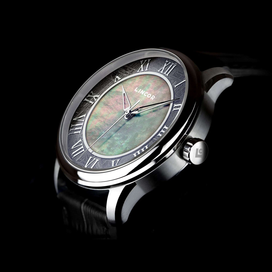 Часы Lincor Cosmos Метеорит 4097M-5 — металл сталь, Россия