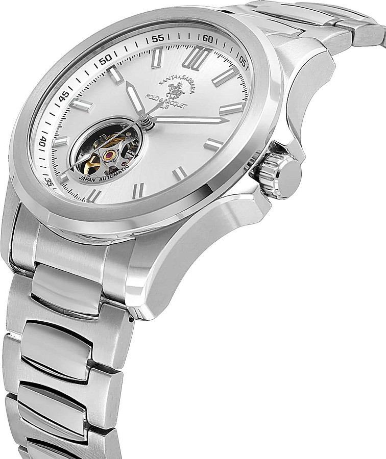 Часы Santa Barbara Polo & Racquet Club Luxury SB.1.10629-1 — механические, металл сталь