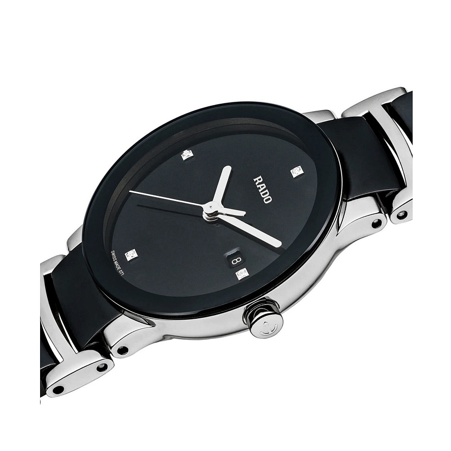 Часы Rado Centrix Diamonds R30935712 — сталь керамика металл, Швейцария