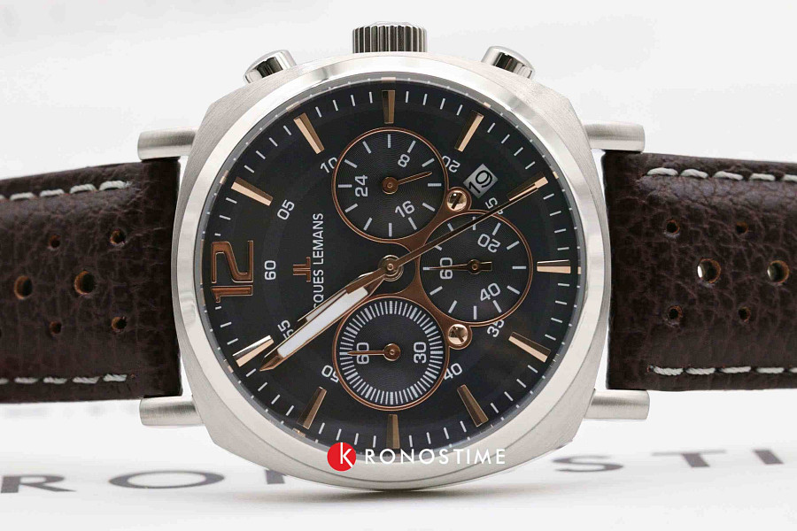 Часы Jacques Lemans 1-1645H — кварцевые, сталь металл