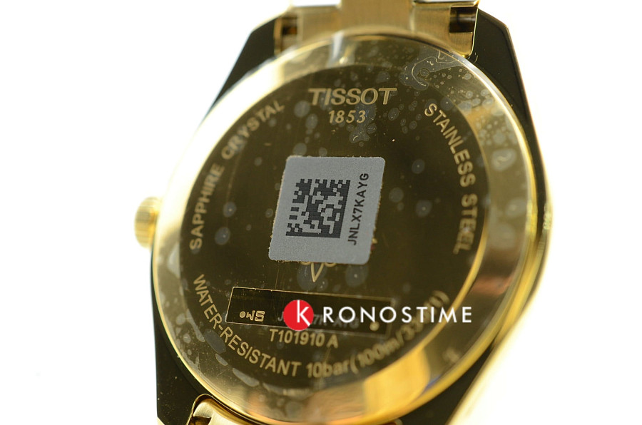 Часы Tissot PR 100 Sport Chic T101.910.33.116.01 — кварцевые, Швейцария, женские