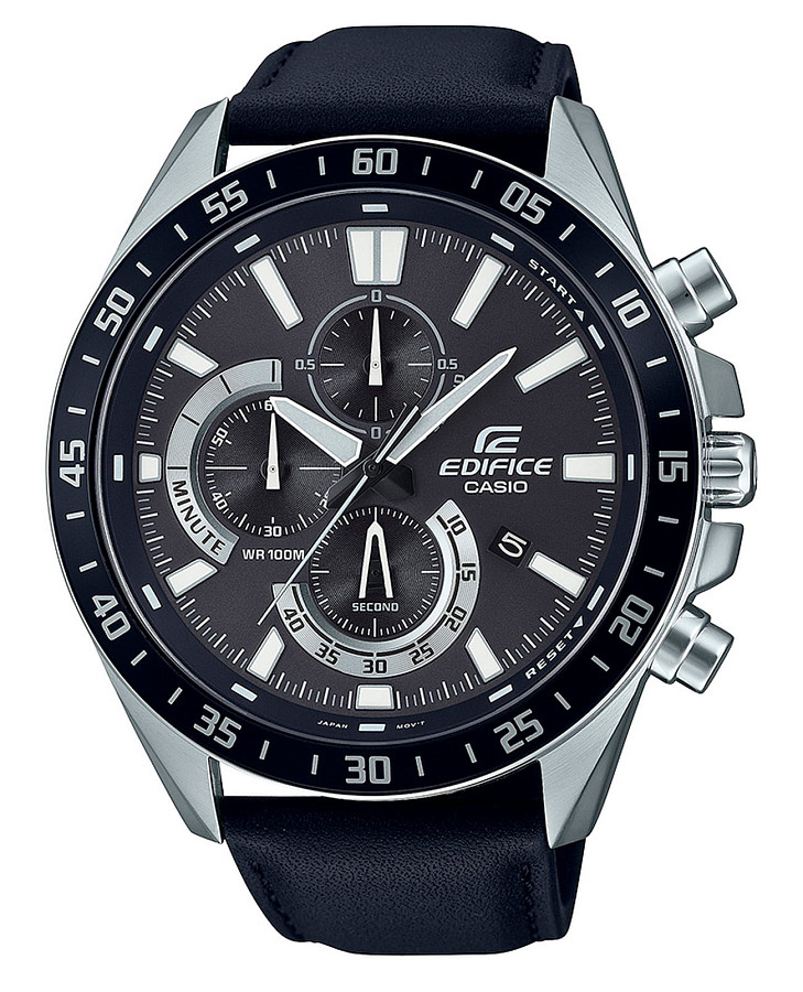 Часы Casio Edifice EFV-620L-1AVUDF (EFV-620L-1A) — мужские, черный