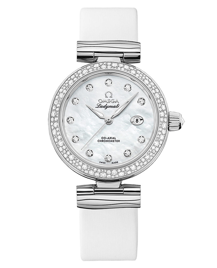 Часы Omega De Ville Ladymatic 425.37.34.20.55.002 — женские, перламутровый