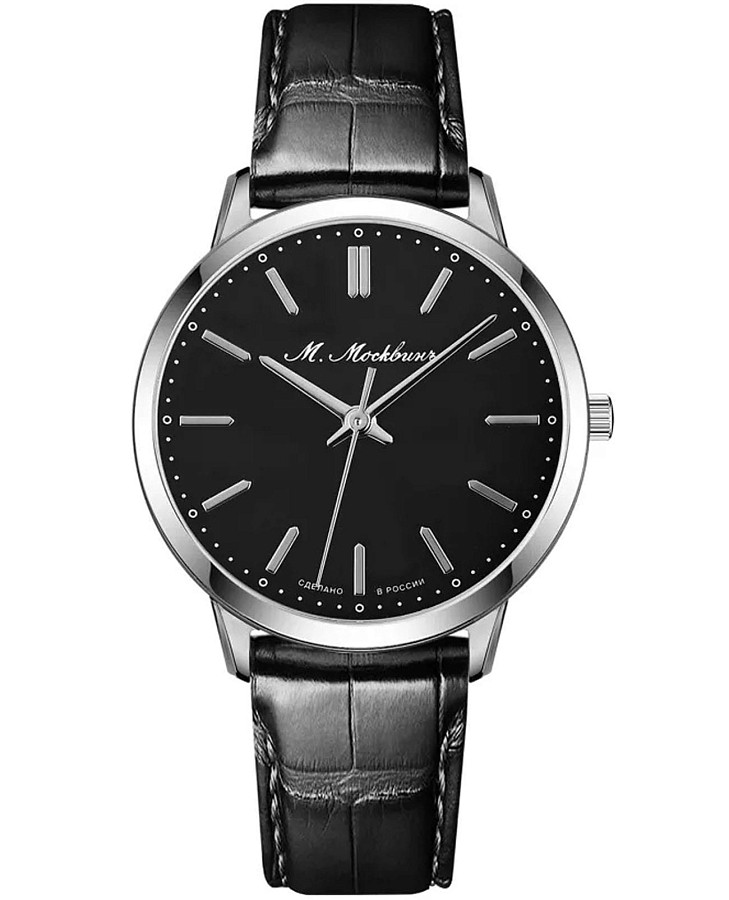 Часы Михаил Москвин Classic 6017L-2 — мужские, черный