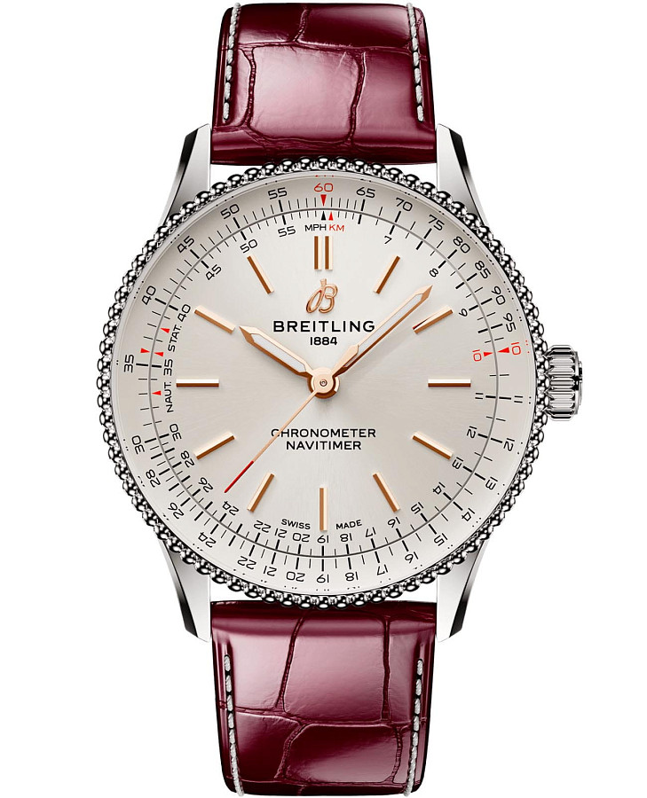 Часы Breitling Navitimer Automatic 36 A17327211G1P1 — мужские, бежевый