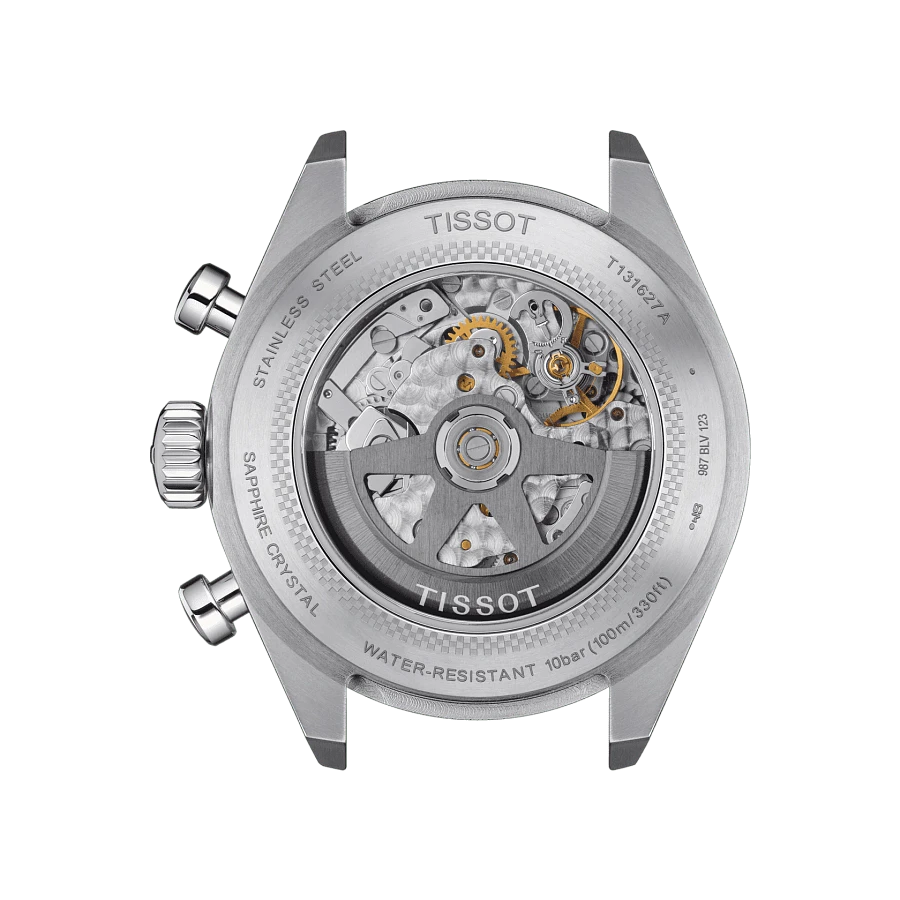 Часы Tissot PRS 516 Automatic Chronograph T131.627.16.042.00 — кожаный, мужские