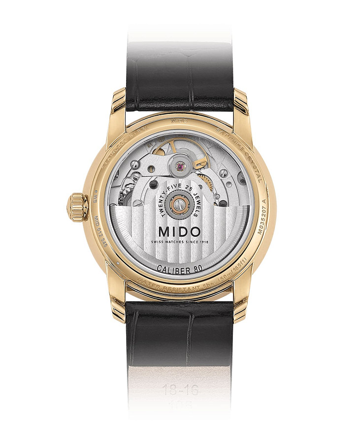 Часы Mido Baroncelli Wild Stone M035.207.36.461.00 — механические, сталь металл