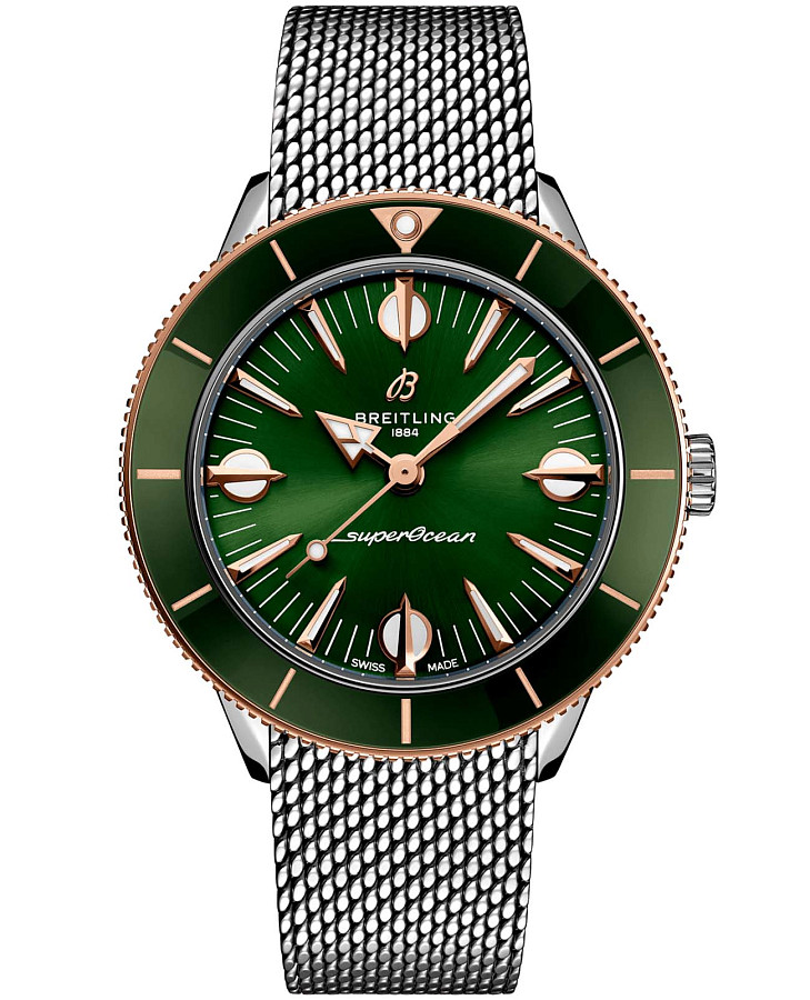 Часы Breitling Superocean Heritage ’57 Highlands U10340361L1A1 — женские, зеленый