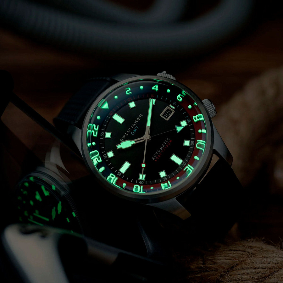 Часы Spinnaker Bradner Gmt Automatic SP-5121-55 — металл сталь, Англия