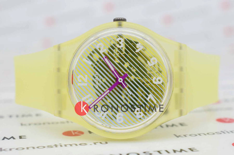 Часы Swatch Wavelengths Of Sand SO28J102 — кварцевые, пластик