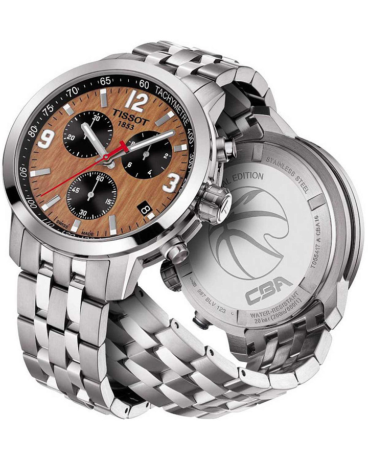 Часы Tissot PRC 200 Basketball T055.417.11.297.01 — кварцевые, сталь металл