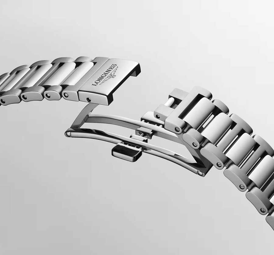 Часы Longines Conquest L3.720.4.92.6 — нержавеющая сталь, женские