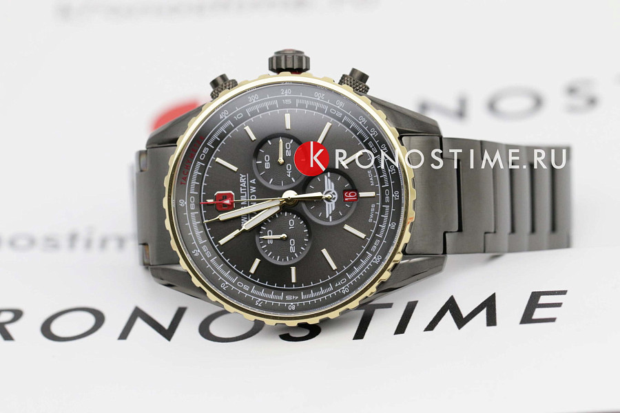 Часы Swiss Military Hanowa Afterburn Chrono SMWGI0000341 — кварцевые, металл сталь
