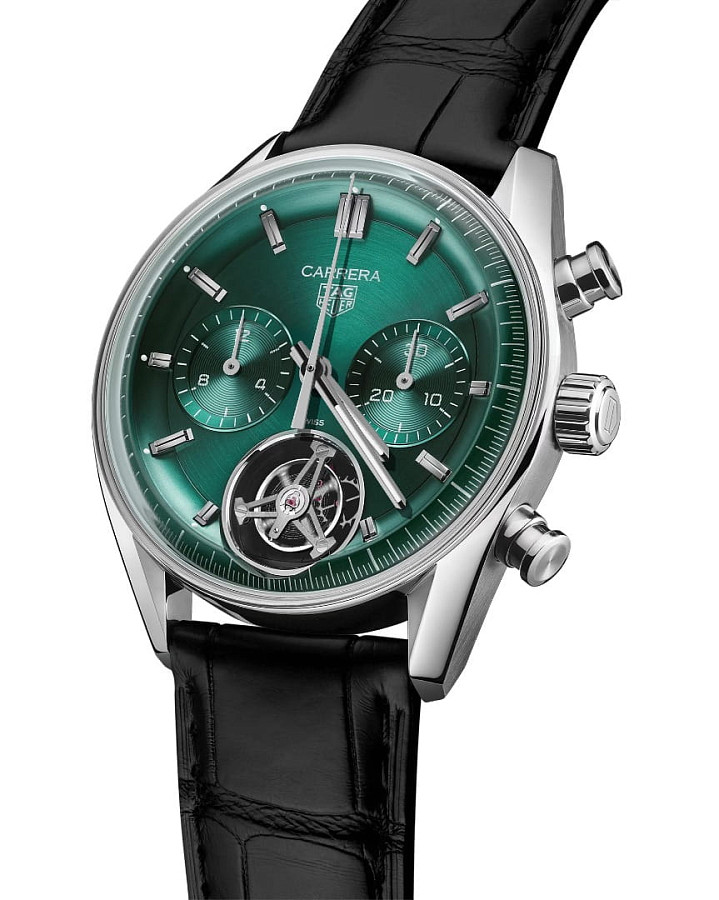 Часы TAG Heuer Carrera Chronograph Tourbillon CBS5011.FC6566 — Швейцария, механические