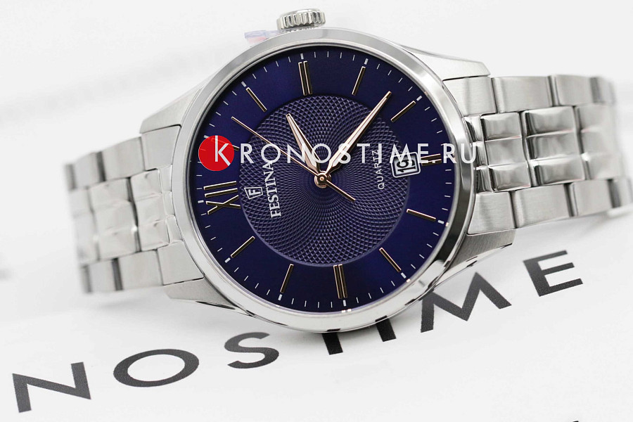 Часы Festina Classics F20425/5 — кварцевые, сталь металл
