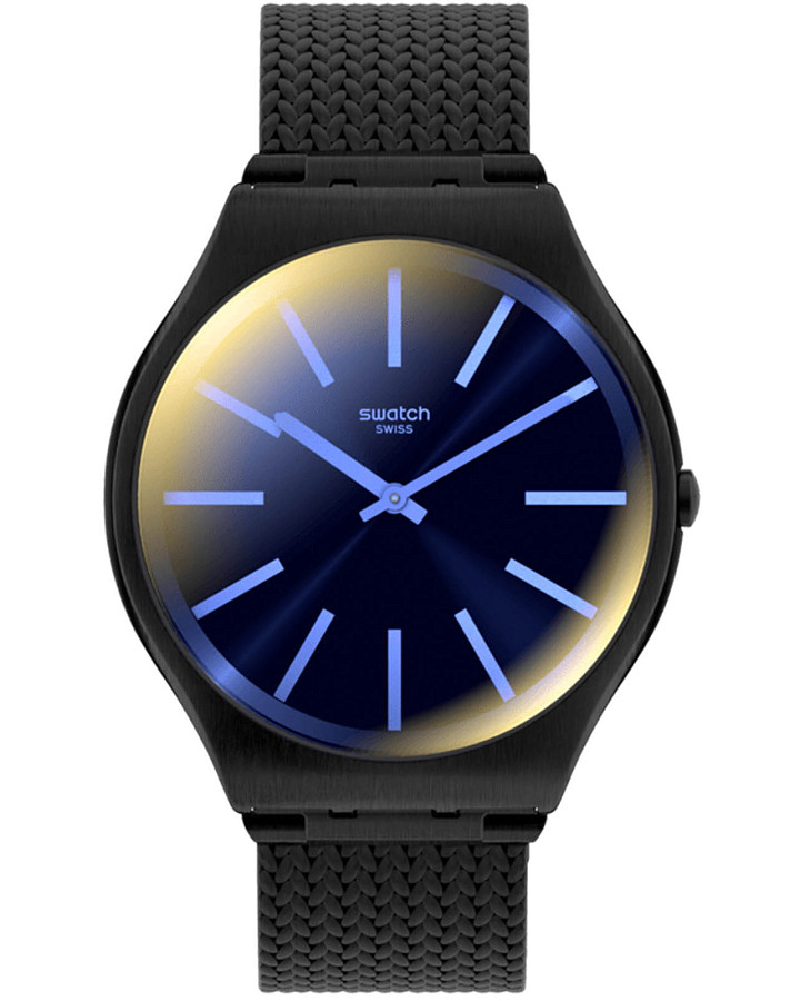 Часы Swatch Skin Irony 42 SS07B104M — мужские, черный