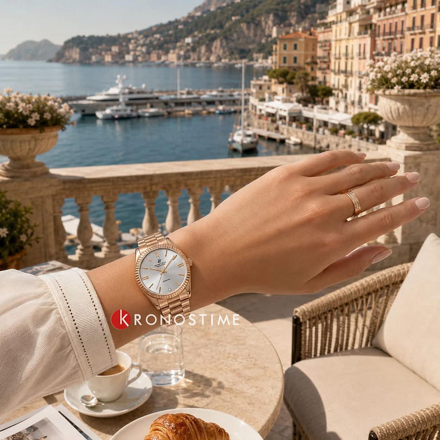 Часы Beverly Hills Polo Club BP3172C.431 — женские, золотистый