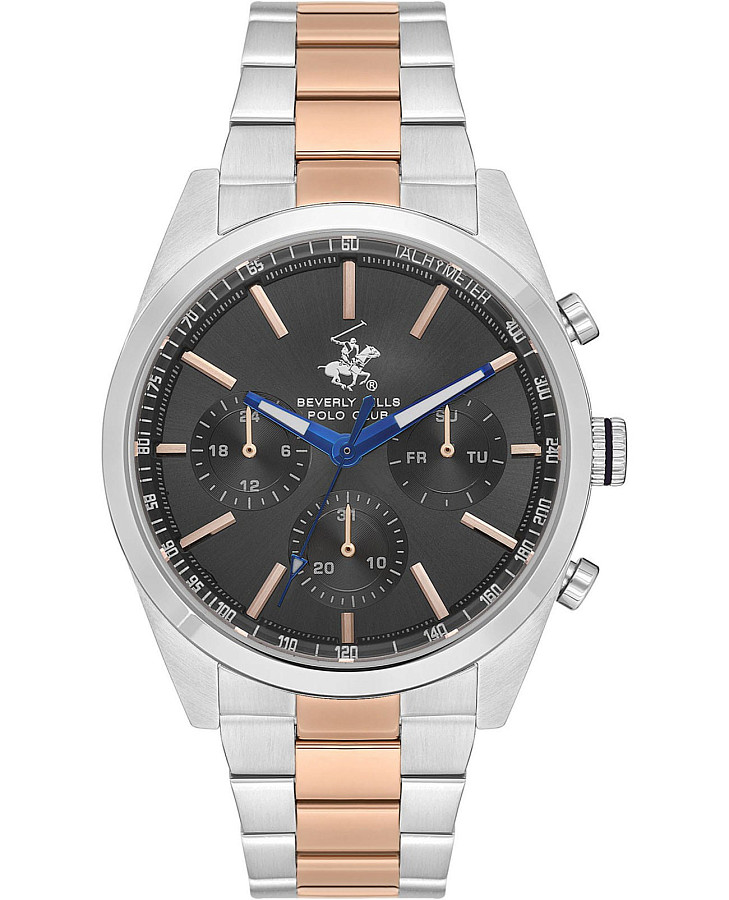 Часы Beverly Hills Polo Club Quartz BP3618X.560 — мужские, черный