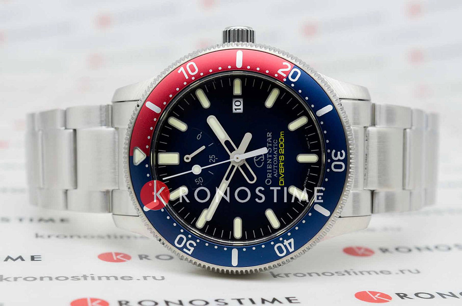 Часы Orient Star RE-AU0306L (RK-AU0306L) — механические, металл сталь