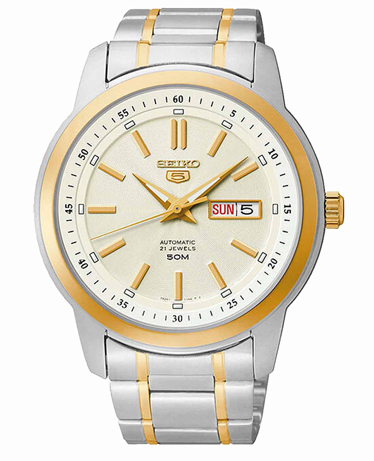 Часы Seiko 5 Regular SNKM92J1 — мужские, белый