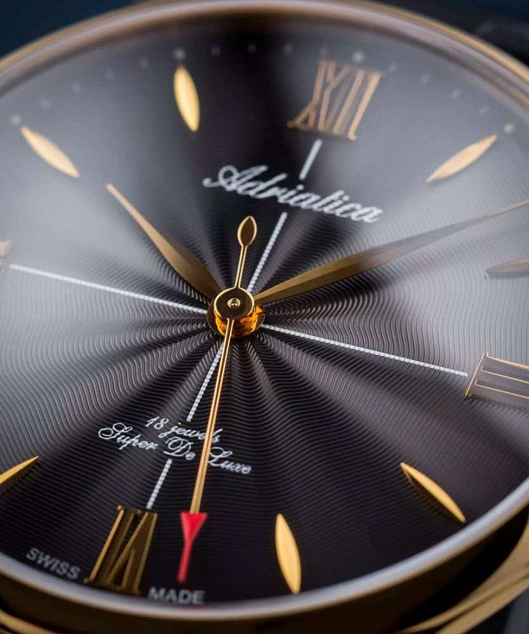Часы Adriatica Super De Luxe A1230.1266MXL — механические, сталь металл