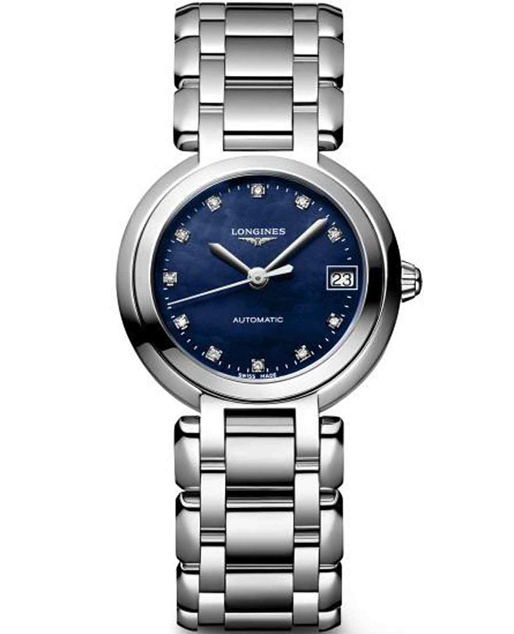 Часы Longines PrimaLuna L8.111.4.98.6 — женские, синий
