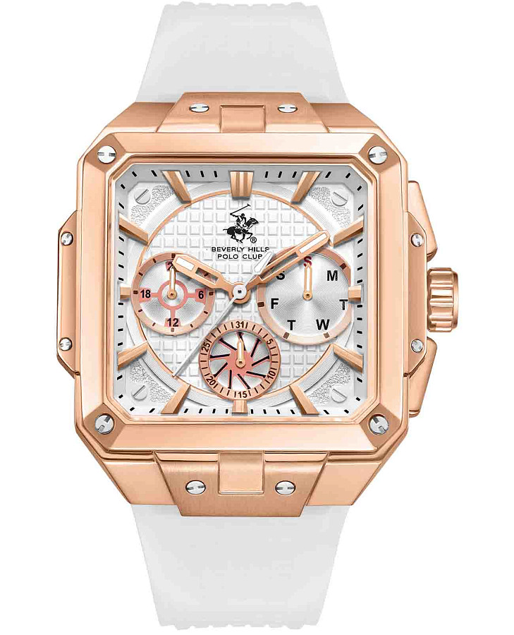 Часы Beverly Hills Polo Club BP3742X.433 — мужские, белый