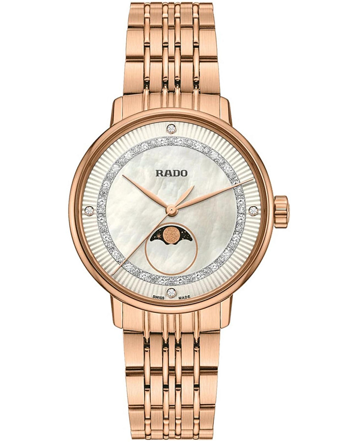 Часы Rado Coupole Classic Diamonds R22884963 — женские, перламутровый