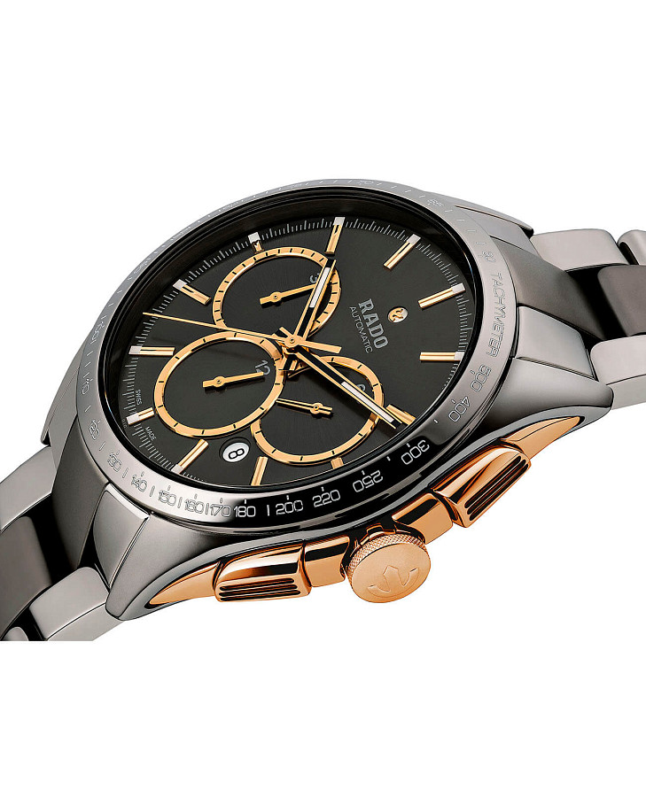 Часы Rado Hyperchrome Automatic Chronograph R32118102 — металл керамика сталь, Швейцария