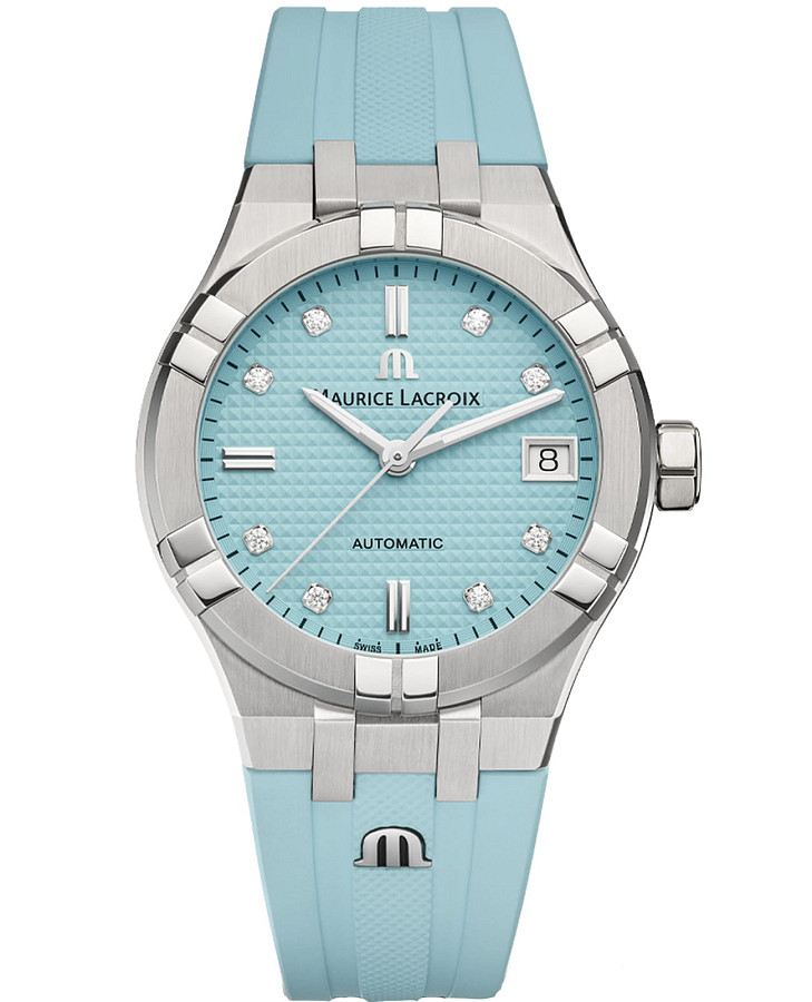 Часы Maurice Lacroix Aikon Automatic Limited Summer Edition 35 mm AI6006-SS00F-451-C — механические, сталь