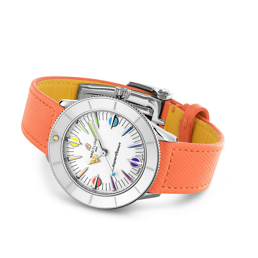 Часы Breitling Superocean Heritage ’57 Pastel Paradise A10340A11A1X1 — сталь металл, Швейцария