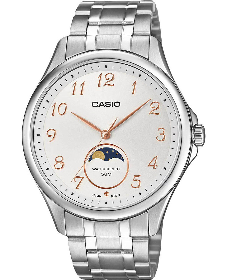 Часы Casio Collection MTP-M110D-7A — мужские, белый