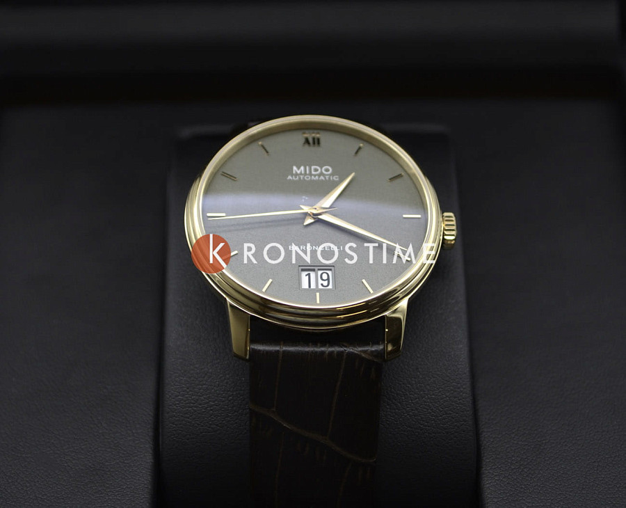 Часы Mido Baroncelli M027.426.36.088.00 — серый, сталь металл