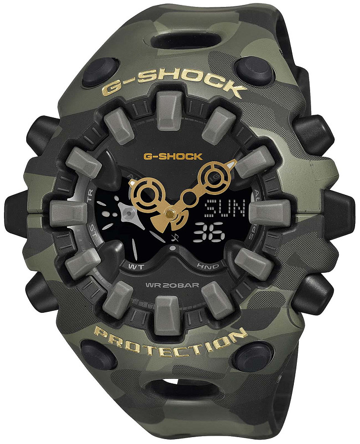 Часы Casio G-Shock GA-V01CMG-3A — мужские, черный
