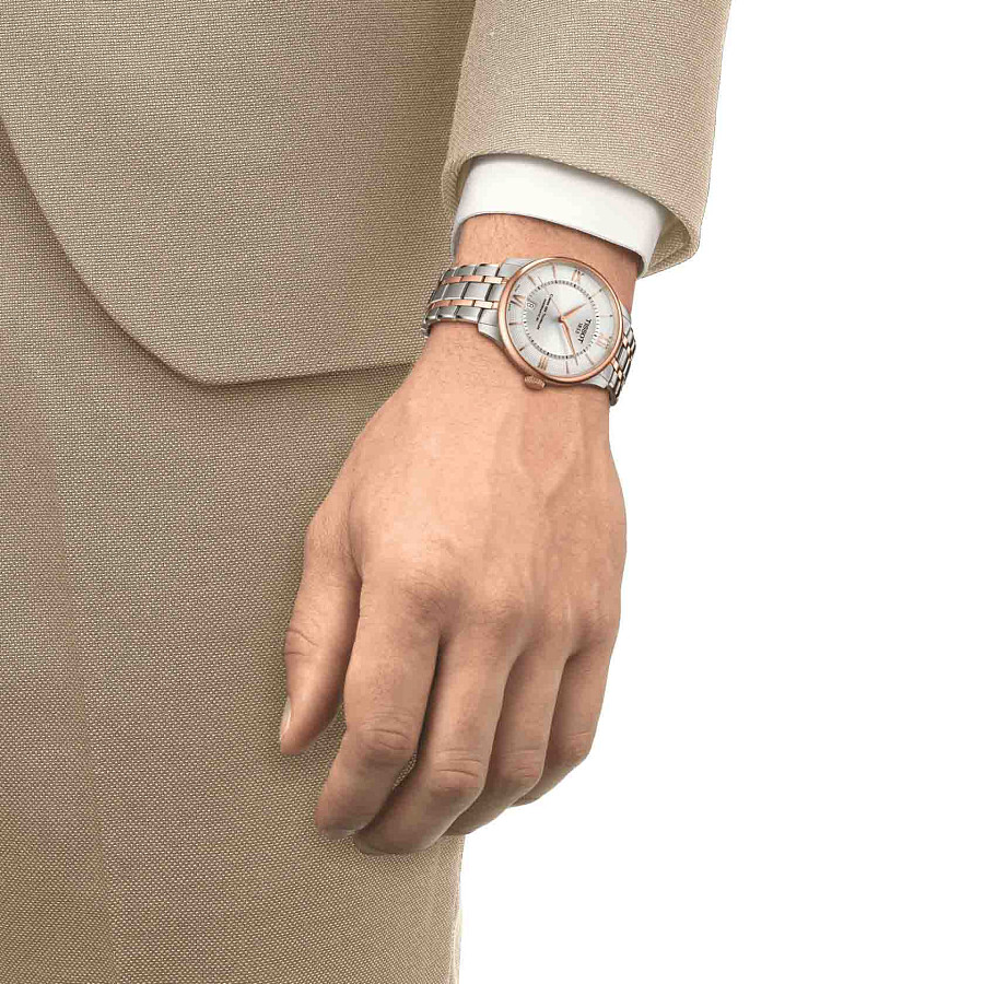 Часы Tissot Chemin des Tourelles Powermatic 80 T139.807.22.038.00 — механические, сталь металл